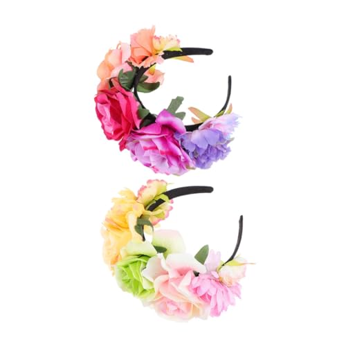 TOYZFRIENDY 2Stücke Flower Haarband Exquisites Party Accessoire mit Lebendigen Farben für Hochzeiten Geburtstagsfeiern und Cosplay für Unvergessliche TOYZFRIENDY 2Stücke Flower Haarband Exquisites Party Accessoire mit Lebendigen Farben für Hochzeiten Geburtstagsfeiern und Cosplay für Unvergessliche von TOYZFRIENDY