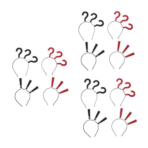TOYZFRIENDY 3 Stück Fragezeichen Stirnband Teiliges Lustiges Kopfband für und Teenager Einzigartiges Design für Partys Halloween und Besondere Anlässe Bequem und Stylisch Auffällige von TOYZFRIENDY