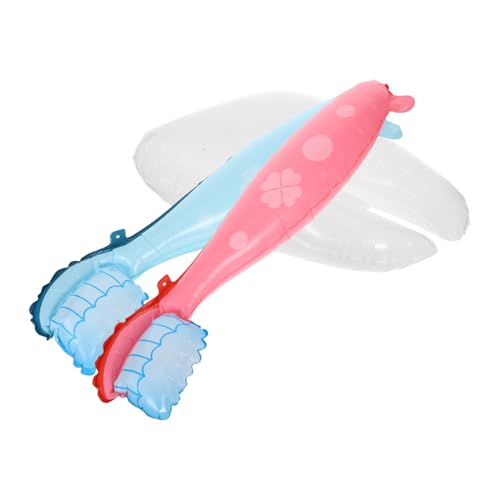 TOYZFRIENDY 3 Stück Teiliges Großer und Zahnbürstenballons Blau Lustige Partydekoration für Kindergeburtstage und Erste Zahnfeiern Leichte Tragbare Cartoon Ballons für Shower und Familienfeste von TOYZFRIENDY