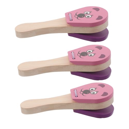 TOYZFRIENDY 3 Stück Teiliges Holzmusikinstrument für Niedliche Maus Castanets Sichere Naturholzspielzeuge für Kleinkinder Ab Jahr Fördert Musikalische Früherziehung und Hand Auge Koordination TOYZFRIENDY 3 Stück Teiliges Holzmusikinstrument für Niedliche Maus Castanets Sichere Naturholzspielzeuge für Kleinkinder Ab Jahr Fördert Musikalische Früherziehung und Hand Auge Koordination von TOYZFRIENDY