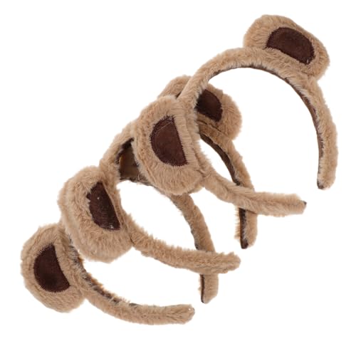 TOYZFRIENDY 3 Stück Teiliges Plüsch Bärenohren Haarband Flauschiger Cartoon Haarreif mit Niedlichen Tierohren Dekoratives Stirnband für Make Up Gesichtswäsche und Partyaccessoire für Frauen TOYZFRIENDY 3 Stück Teiliges Plüsch Bärenohren Haarband Flauschiger Cartoon Haarreif mit Niedlichen Tierohren Dekoratives Stirnband für Make Up Gesichtswäsche und Partyaccessoire für Frauen von TOYZFRIENDY