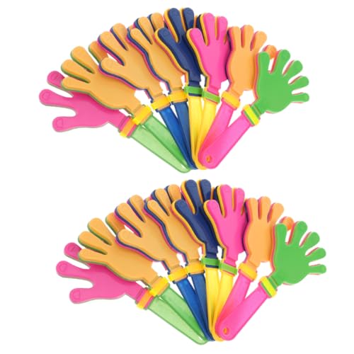 TOYZFRIENDY 36 Stück Teiliges Buntes Handklapper Sicherem Kunststoff Leicht und Portabel Geräuschvolle Klatschhände für Erwachsene für Partys Feste Schulveranstaltungen und Zufällige Farbe TOYZFRIENDY 36 Stück Teiliges Buntes Handklapper Sicherem Kunststoff Leicht und Portabel Geräuschvolle Klatschhände für Erwachsene für Partys Feste Schulveranstaltungen und Zufällige Farbe von TOYZFRIENDY