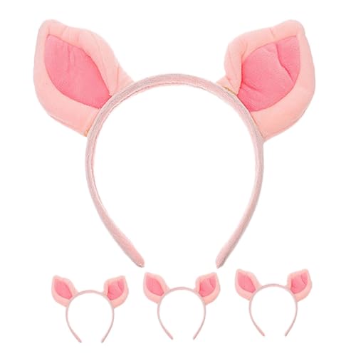 TOYZFRIENDY 4 Stück Plüsch Schweineohren Haarreif Teiliges Kuscheliges Tier Stirnband Weiches Material Bequem Für Karneval Halloween Cosplay Party Für Erwachsene TOYZFRIENDY 4 Stück Plüsch Schweineohren Haarreif Teiliges Kuscheliges Tier Stirnband Weiches Material Bequem Für Karneval Halloween Cosplay Party Für Erwachsene von TOYZFRIENDY