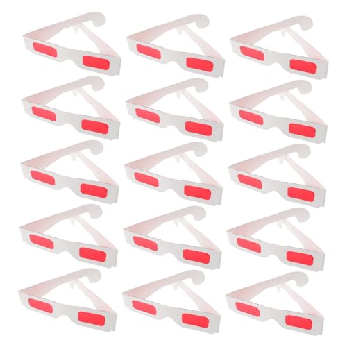 TOYZFRIENDY 50 Stück Brillen für Rote Pappbrillen für Filme Ergonomisch und Leicht für Valentinstag und Party Gastgeschenke für Geburtstagsfeiern TOYZFRIENDY 50 Stück Brillen für Rote Pappbrillen für Filme Ergonomisch und Leicht für Valentinstag und Party Gastgeschenke für Geburtstagsfeiern von TOYZFRIENDY