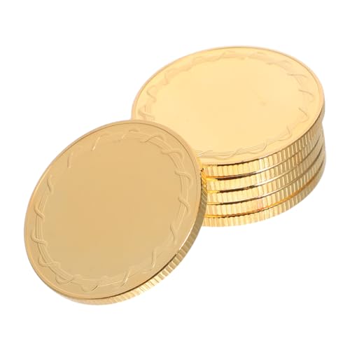 TOYZFRIENDY 6 Stück Blanko Münzen mit Goldbeschichtetem Rand Gravierbare Metallprägungen für Diy Handwerk Uv Druck Geeignet Vielseitig für Geburtstags und Reiseerinnerungen Sammlungszubehör TOYZFRIENDY 6 Stück Blanko Münzen mit Goldbeschichtetem Rand Gravierbare Metallprägungen für Diy Handwerk Uv Druck Geeignet Vielseitig für Geburtstags und Reiseerinnerungen Sammlungszubehör von TOYZFRIENDY