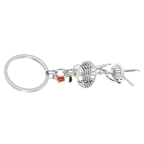 TOYZFRIENDY 6 Stück Teiliges Ballettschuh Schlüsselanhänger mit Rosen Charm und Ballerina Design Langlebig mit Glänzender Oberfläche als Stilvolles Accessoire für Taschen Rucksäcke und TOYZFRIENDY 6 Stück Teiliges Ballettschuh Schlüsselanhänger mit Rosen Charm und Ballerina Design Langlebig mit Glänzender Oberfläche als Stilvolles Accessoire für Taschen Rucksäcke und von TOYZFRIENDY