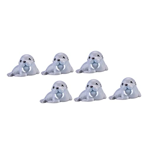 TOYZFRIENDY 6 Stück Teiliges Resin Walross Modelle Lernspielzeug Tierfiguren Realistisch Detailgetreu für Garten Balkon Dekoration und Pädagogisches TOYZFRIENDY 6 Stück Teiliges Resin Walross Modelle Lernspielzeug Tierfiguren Realistisch Detailgetreu für Garten Balkon Dekoration und Pädagogisches von TOYZFRIENDY