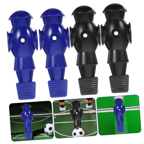 TOYZFRIENDY 6 Stück Teiliges Tischkicker Ersatzspieler Figuren aus Resin Kompatibel mit Standard Kickertisch Glatte Oberfläche Leicht zu Montieren Fußballspieler für Tischfußballspiele von TOYZFRIENDY