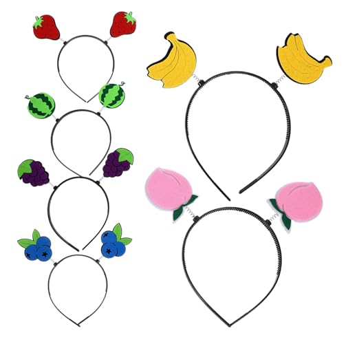 TOYZFRIENDY 6 Stück Teiliges Wassermelonen Stirnband Lustige Haaraccessoires für Partys Feiertage und Fotosessions Bequem und Auffällig für Altersgruppen TOYZFRIENDY 6 Stück Teiliges Wassermelonen Stirnband Lustige Haaraccessoires für Partys Feiertage und Fotosessions Bequem und Auffällig für Altersgruppen von TOYZFRIENDY