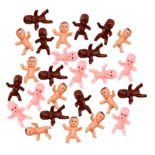 TOYZFRIENDY 60 Stück Teiliges Mini Modell Lebensechte Kunststoffbabys mit Einzigartigen Gesichtsausdrücken als Shower Deko Tischdeko und Foto Requisite Vielseitig Verwendbar für Party und von TOYZFRIENDY