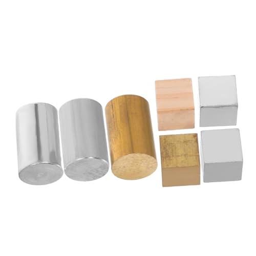TOYZFRIENDY 7 Stück Teiliges Dichtewürfel Set aus Metall und Präzise Kupfer Aluminium und Eisenwürfel Sowie Zylinder für Dichteexperimente für Lehrer Schüler und Naturwissenschaftliche Bildung TOYZFRIENDY 7 Stück Teiliges Dichtewürfel Set aus Metall und Präzise Kupfer Aluminium und Eisenwürfel Sowie Zylinder für Dichteexperimente für Lehrer Schüler und Naturwissenschaftliche Bildung von TOYZFRIENDY