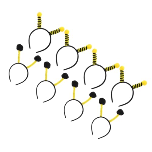 TOYZFRIENDY 8 Stück Teiliges Bienen Fühler Haarreifen Verstellbare Insekten Kostümhaarreifen Leichter Robuster Kopfschmuck für Cosplay Party Gelb Schwarzes Design für Damen TOYZFRIENDY 8 Stück Teiliges Bienen Fühler Haarreifen Verstellbare Insekten Kostümhaarreifen Leichter Robuster Kopfschmuck für Cosplay Party Gelb Schwarzes Design für Damen von TOYZFRIENDY