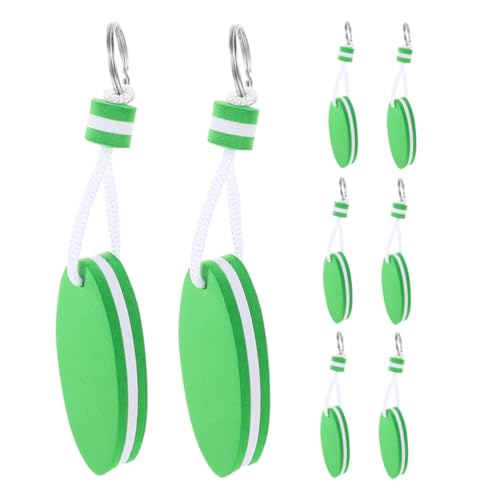 TOYZFRIENDY 8 Stück Teiliges Eva Schwimmender Schlüsselanhänger Oval Leichtes Eva Schaumstoffmaterial Hohe Sichtbarkeit Sicherer Schlüsselhalter für Angeln Kajakfahren Segeln und Outdoor TOYZFRIENDY 8 Stück Teiliges Eva Schwimmender Schlüsselanhänger Oval Leichtes Eva Schaumstoffmaterial Hohe Sichtbarkeit Sicherer Schlüsselhalter für Angeln Kajakfahren Segeln und Outdoor von TOYZFRIENDY