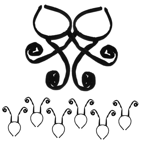 TOYZFRIENDY 8 Stück Teiliges Halloween Kostüm Haarband mit Ameisen Fühler Design Leichtes Komfortables Stirnband für Erwachsene Kreative Party Haarreife Schwarzer Haarschmuck für Gruselige TOYZFRIENDY 8 Stück Teiliges Halloween Kostüm Haarband mit Ameisen Fühler Design Leichtes Komfortables Stirnband für Erwachsene Kreative Party Haarreife Schwarzer Haarschmuck für Gruselige von TOYZFRIENDY
