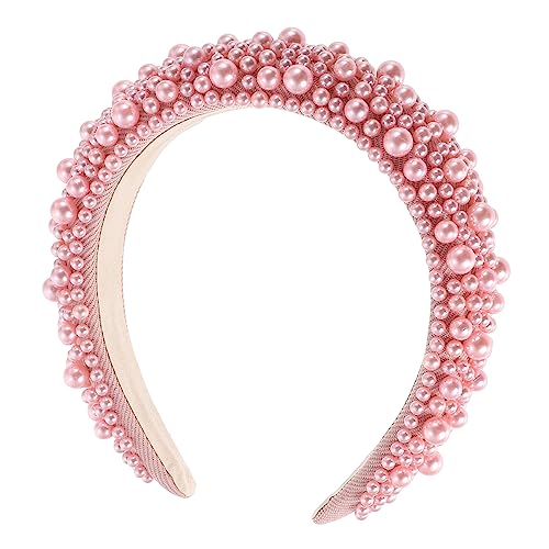 TOYZFRIENDY Barock Schaum Perlen Stirnband für Mädchen Haaraccessoire mit Perlendekor für Kostümpartys Hochzeiten und Cosplay von TOYZFRIENDY