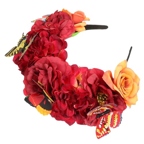 TOYZFRIENDY Boho Schmetterling Haarreif mit Lebensechten Blumen Dekoratives Stirnband für Teeparty und Urlaub Modisches Accessoire für Frauen Frischer Sommer Look TOYZFRIENDY Boho Schmetterling Haarreif mit Lebensechten Blumen Dekoratives Stirnband für Teeparty und Urlaub Modisches Accessoire für Frauen Frischer Sommer Look von TOYZFRIENDY