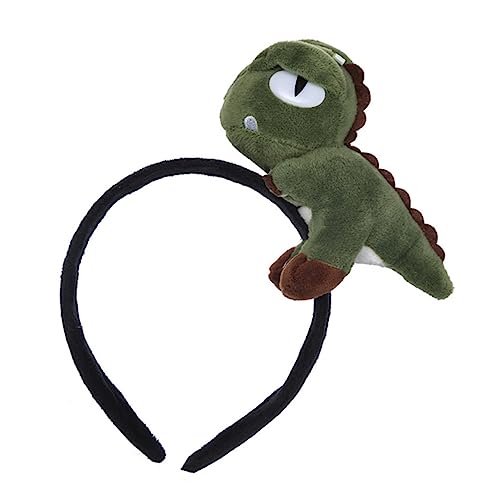 TOYZFRIENDY Cartoon Dinosaurier Haarband Grün Elastisches Hautfreundliches Haarschmuck für Damen Bequemes Atmungsaktives Stirnband für Alltag Party und Modisches und Rutschfestes Accessoire TOYZFRIENDY Cartoon Dinosaurier Haarband Grün Elastisches Hautfreundliches Haarschmuck für Damen Bequemes Atmungsaktives Stirnband für Alltag Party und Modisches und Rutschfestes Accessoire von TOYZFRIENDY