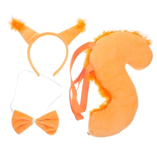 TOYZFRIENDY Eichhörnchen-Stirnband-Set Halloween Ohr Cosplay Kostüm Eichhörnchenschwanz Eichhörnchen Schwanzkostüm -Tanzkostüm Stirnband Tier Tierschwanz Stoff Gelb TOYZFRIENDY Eichhörnchen-Stirnband-Set Halloween Ohr Cosplay Kostüm Eichhörnchenschwanz Eichhörnchen Schwanzkostüm -Tanzkostüm Stirnband Tier Tierschwanz Stoff Gelb von TOYZFRIENDY