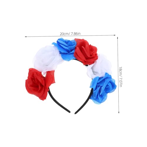 TOYZFRIENDY Floral Haarreif Rosen Blumenkranz Leichtes Party Kopfschmuck Damen Haarschmuck Halloween Festival Cosplay Haarkranz Komfortabel Modisch TOYZFRIENDY Floral Haarreif Rosen Blumenkranz Leichtes Party Kopfschmuck Damen Haarschmuck Halloween Festival Cosplay Haarkranz Komfortabel Modisch von TOYZFRIENDY