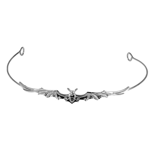 TOYZFRIENDY Halloween Fledermaus Haarreif aus Legiertem Metall Stabiles Party Kopfschmuck Leichter und Langlebiger Stirnband für Damen und Festliches Gothic Accessoire von TOYZFRIENDY