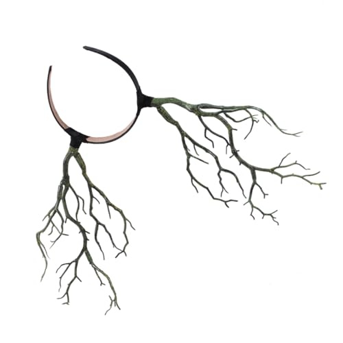 TOYZFRIENDY Halloween Haarreif Grüne Hexenhörner Leichtes Party Accessoire Haarstück für Fotoshootings und Karneval von TOYZFRIENDY