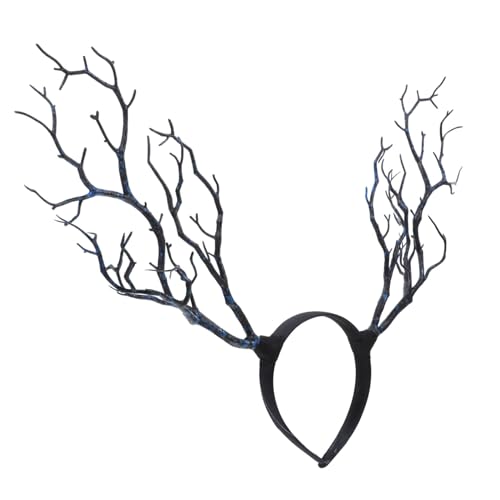 TOYZFRIENDY Halloween Haarreif Hexenhorn Stirnband Leichtes Party Kopfschmuck Damen Haarschmuck für Karneval Cosplay und Fotografie TOYZFRIENDY Halloween Haarreif Hexenhorn Stirnband Leichtes Party Kopfschmuck Damen Haarschmuck für Karneval Cosplay und Fotografie von TOYZFRIENDY