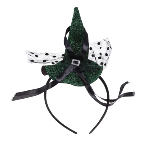 TOYZFRIENDY Halloween Haarreif Hexenhut aus Grünem Mesh mit Punkten Leichtes Lustiges Damen Haarband für Kostüm Party Karneval und Halloween Deko Einzigartiges Design Sicher und Bequem TOYZFRIENDY Halloween Haarreif Hexenhut aus Grünem Mesh mit Punkten Leichtes Lustiges Damen Haarband für Kostüm Party Karneval und Halloween Deko Einzigartiges Design Sicher und Bequem von TOYZFRIENDY