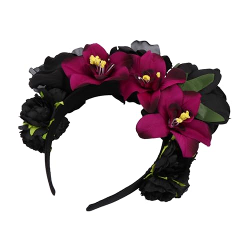 TOYZFRIENDY Halloween Haarschmuck Vintage Rosen Haarreif mit Stoffblume Party Haarreif für Damen Mädchen Wiederverwendbar Einzigartiges Halloween Kopfschmuck Geschenk Zufällige Farbe TOYZFRIENDY Halloween Haarschmuck Vintage Rosen Haarreif mit Stoffblume Party Haarreif für Damen Mädchen Wiederverwendbar Einzigartiges Halloween Kopfschmuck Geschenk Zufällige Farbe von TOYZFRIENDY