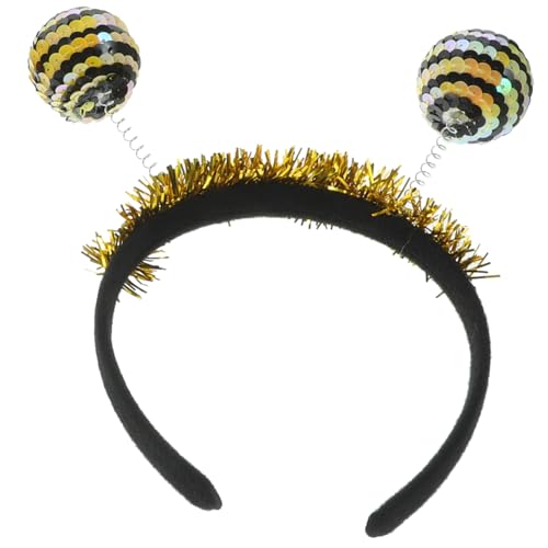 TOYZFRIENDY Halloween Kopfschmuck und Erwachsene Glitzer Insekten Haarreif mit Biene und Marienkäfer Design für Karneval Party und Halloween Kostüm Zubehör von TOYZFRIENDY