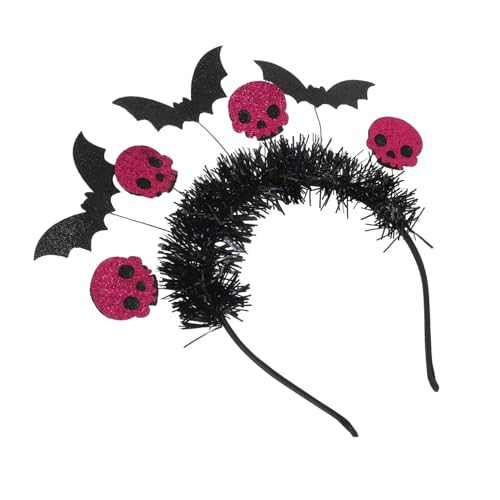 TOYZFRIENDY Halloween Schädel Stirnband mit Fledermaus und Spinnenkopf Kopfschmuck für Erwachsene Farbenfrohes Party Haarreif Cosplay Accessoire für Halloween und Themenpartys TOYZFRIENDY Halloween Schädel Stirnband mit Fledermaus und Spinnenkopf Kopfschmuck für Erwachsene Farbenfrohes Party Haarreif Cosplay Accessoire für Halloween und Themenpartys von TOYZFRIENDY