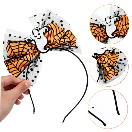TOYZFRIENDY Halloween Stirnband Tierohren Kostüm Haarreif Langlebig mit Schleifen Design für Damen Herren Vielseitiges Halloween Zubehör für Party und Festtagsdeko von TOYZFRIENDY