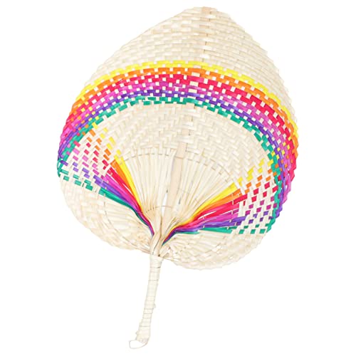 TOYZFRIENDY Handgefertigter Handfächer Gewebtes Design Leichter Dünner Fächer für Sommer Party Dekoration und Tanz Traditionelle Wanddeko Praktischer Natürlicher Fächer aus TOYZFRIENDY Handgefertigter Handfächer Gewebtes Design Leichter Dünner Fächer für Sommer Party Dekoration und Tanz Traditionelle Wanddeko Praktischer Natürlicher Fächer aus von TOYZFRIENDY