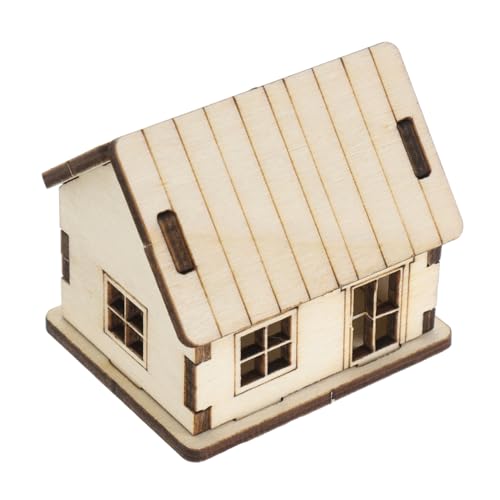 TOYZFRIENDY Holzhaus Puzzle Bausatz Miniatur Holzmodell für Erwachsene DIY Lernspielzeug zur Kreativität und Feinmotorik Detailreich Langlebig Geschenkidee von TOYZFRIENDY