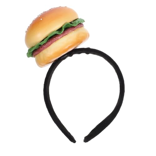 TOYZFRIENDY Lustiges Hamburger Stirnband aus Weichem Schwammmaterial Bequemes Kostümzubehör für Party Karneval und Cosplay Leichte Bunte Kopfbedeckung für Unvergessliche Festtagsmomente TOYZFRIENDY Lustiges Hamburger Stirnband aus Weichem Schwammmaterial Bequemes Kostümzubehör für Party Karneval und Cosplay Leichte Bunte Kopfbedeckung für Unvergessliche Festtagsmomente von TOYZFRIENDY