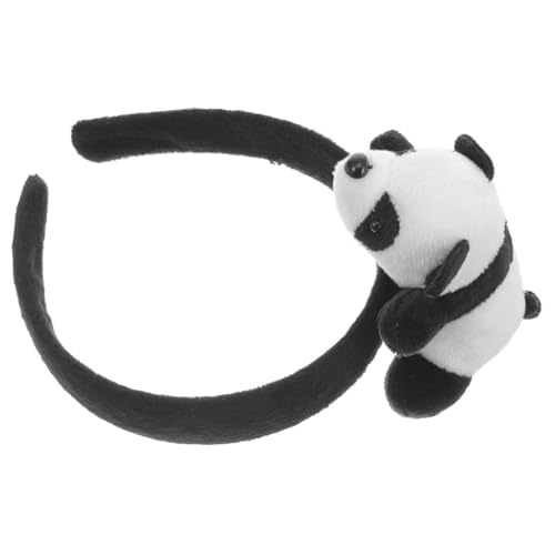 TOYZFRIENDY Lustiges Panda Stirnband Damen Party Haarreif Niedliches Tierhaarband Auffälliges Accessoire für Themenfeiern und Fotoshootings von TOYZFRIENDY