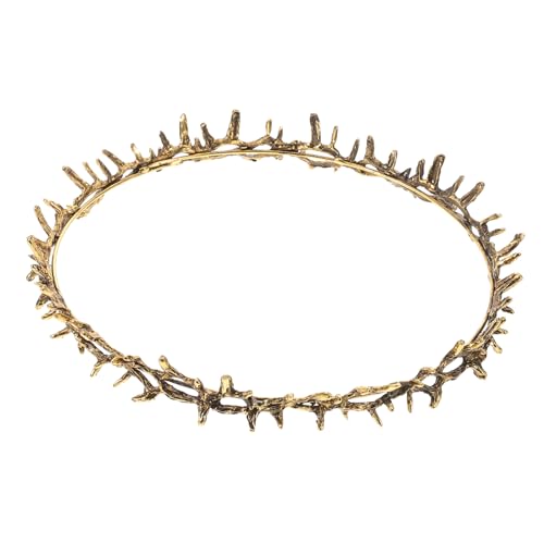 TOYZFRIENDY Medieval Thorn Crown für und Männer Robuste Metallkrone für Renaissance Messen Hochzeiten und Partys Einzigartiges Design Vielseitiges Accessoire für Kostüme und Besondere Anlässe von TOYZFRIENDY