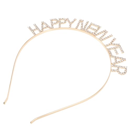 TOYZFRIENDY Neujahrs Haarband mit Funkelnden Dekoren Festliches Haaraccessoire für Damen und Mädchen Farbenfrohes Bequemes Stirnband für Silvester und Neujahrsfeiern von TOYZFRIENDY
