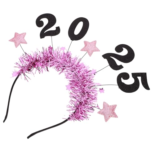 TOYZFRIENDY Neujahrs Haarreif mit Sternen Festliches Partyzubehör für Erwachsene Bequemes Silvester Stirnband Passend für Neujahrsfeiern und Festliche Anlässe von TOYZFRIENDY