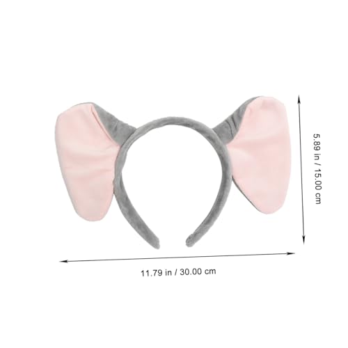 TOYZFRIENDY Niedliches Elefantenohren Haarband mit Schleife und Tüllrock Graues Halloween Kostümzubehör für Damen Leichter Verstellbarer Kopfschmuck für Partys Karneval und Cosplay TOYZFRIENDY Niedliches Elefantenohren Haarband mit Schleife und Tüllrock Graues Halloween Kostümzubehör für Damen Leichter Verstellbarer Kopfschmuck für Partys Karneval und Cosplay von TOYZFRIENDY