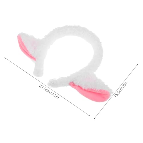 TOYZFRIENDY Niedliches Plüsch Lamm Ohr Stirnband Weiches Kuscheliges Tierkostüm Accessoire Für Party Halloween Ostern Cosplay TOYZFRIENDY Niedliches Plüsch Lamm Ohr Stirnband Weiches Kuscheliges Tierkostüm Accessoire Für Party Halloween Ostern Cosplay von TOYZFRIENDY