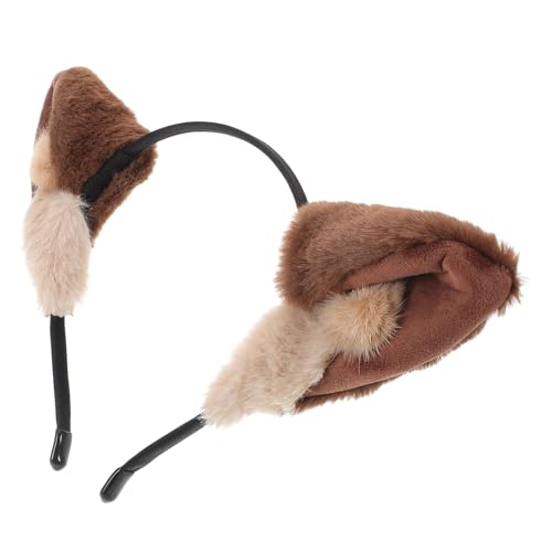 TOYZFRIENDY Plüsch Wolf Ohr Haarreif Kuscheliges Tierkostüm Accessoire Damen Cosplay Stirnband Halloween Party Spa Headband Weich Bequem Warm TOYZFRIENDY Plüsch Wolf Ohr Haarreif Kuscheliges Tierkostüm Accessoire Damen Cosplay Stirnband Halloween Party Spa Headband Weich Bequem Warm von TOYZFRIENDY