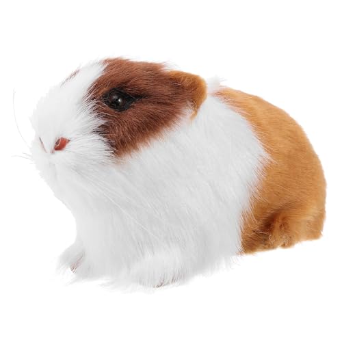 TOYZFRIENDY Realistisches Hamster Modell Figurine Lebensechtes Tier Ornament Pädagogische Hamster Nachbildung für Kinderzimmer und Partydekoration Kompakt und Detailreich Vielseitig von TOYZFRIENDY
