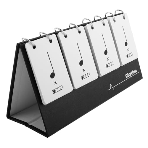 TOYZFRIENDY Rhythmuskarten Musik Lernset mit Notentraining Multifunktionale Musik Flashcards für Schüler und Lehrer Präzises Rhythmus und Notenlesen für Musikunterricht und Übung von TOYZFRIENDY