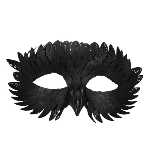 TOYZFRIENDY Schwarze Halbgesichts Katzenohren Maske Tier Masquerade Maske mit Eulendesign Stilvolles Halloween Kostümzubehör für Damen Geeignet für Karneval Cosplay und Maskenbälle TOYZFRIENDY Schwarze Halbgesichts Katzenohren Maske Tier Masquerade Maske mit Eulendesign Stilvolles Halloween Kostümzubehör für Damen Geeignet für Karneval Cosplay und Maskenbälle von TOYZFRIENDY