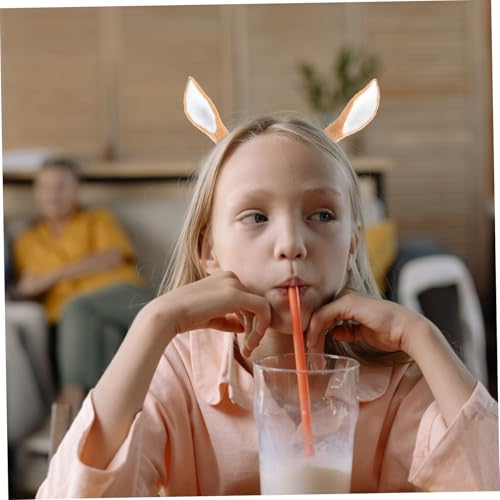 TOYZFRIENDY Simulierte Hirschohren Haarreif Originelles DIY Kopfschmuck Zubehör für Karneval Festival Dekoration Modischer Haarschmuck für Mädchen Farblich Abgestimmt Tiefbraun von TOYZFRIENDY