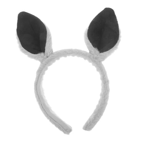 TOYZFRIENDY Tierohren Stirnband Damen Leichtes Weiches Haarband mit Grauen Ohren Vielseitiger Kopfschmuck für Karneval Halloween Cosplay und Mottopartys Bequeme für Erwachsene und Mädchen TOYZFRIENDY Tierohren Stirnband Damen Leichtes Weiches Haarband mit Grauen Ohren Vielseitiger Kopfschmuck für Karneval Halloween Cosplay und Mottopartys Bequeme für Erwachsene und Mädchen von TOYZFRIENDY