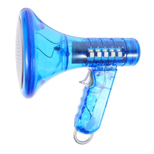 TOYZFRIENDY Trompete Handmikrofon mit LED Licht Kreativer Soundwandler Lautsprecher Tragbares Instrument für Jungen Mädchen zur Sprachentwicklung und Unterhaltung von TOYZFRIENDY