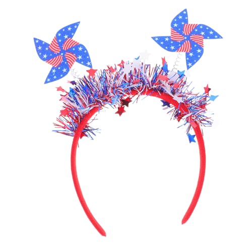 TOYZFRIENDY Unabhängigkeitstag Haarreif mit Windrad Design Kreative Patriotische Kopfbedeckung für July Feierlichkeiten Stilvolles Haaraccessoire für Festliche Anlässe TOYZFRIENDY Unabhängigkeitstag Haarreif mit Windrad Design Kreative Patriotische Kopfbedeckung für July Feierlichkeiten Stilvolles Haaraccessoire für Festliche Anlässe von TOYZFRIENDY