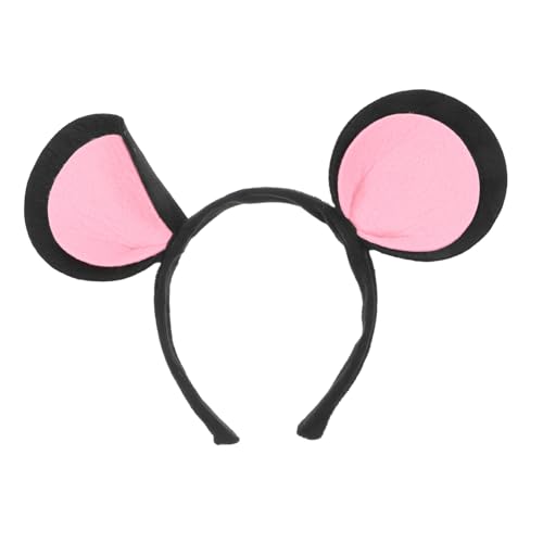 TOYZFRIENDY Verstellbares Filz Mausohren Haarband Leichtes Stirnband mit Elastischem Sitz Komfortables Kostüm Accessoire für Party Bühne und Karneval Einzigartiger Kopfschmuck für Erwachsene von TOYZFRIENDY
