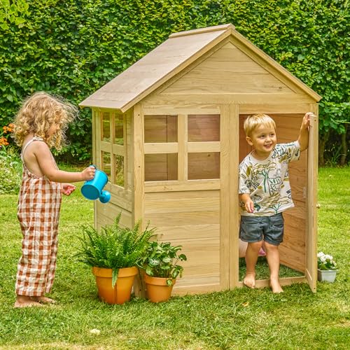 TP Buttercup Cottage Holzspielhaus, FSC-zertifiziertes Holz, anpassbares Design, Plexiglasfenster, optionaler Boden und Veranda, Outdoor-Spaß für Kinder, ab 2 Jahren TP Buttercup Cottage Holzspielhaus, FSC-zertifiziertes Holz, anpassbares Design, Plexiglasfenster, optionaler Boden und Veranda, Outdoor-Spaß für Kinder, ab 2 Jahren von TP Toys